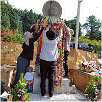 救霊地蔵尊 当日飾りつけ